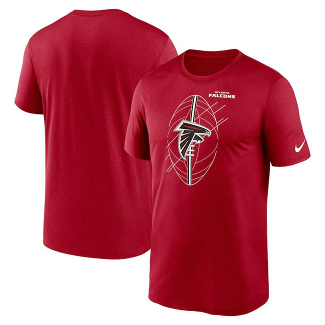 Men's Atlanta Falcons Red Legend Icon Performance T-Shirt Men's Atlanta Falcons Red Legend Icon Performance T-Shirt